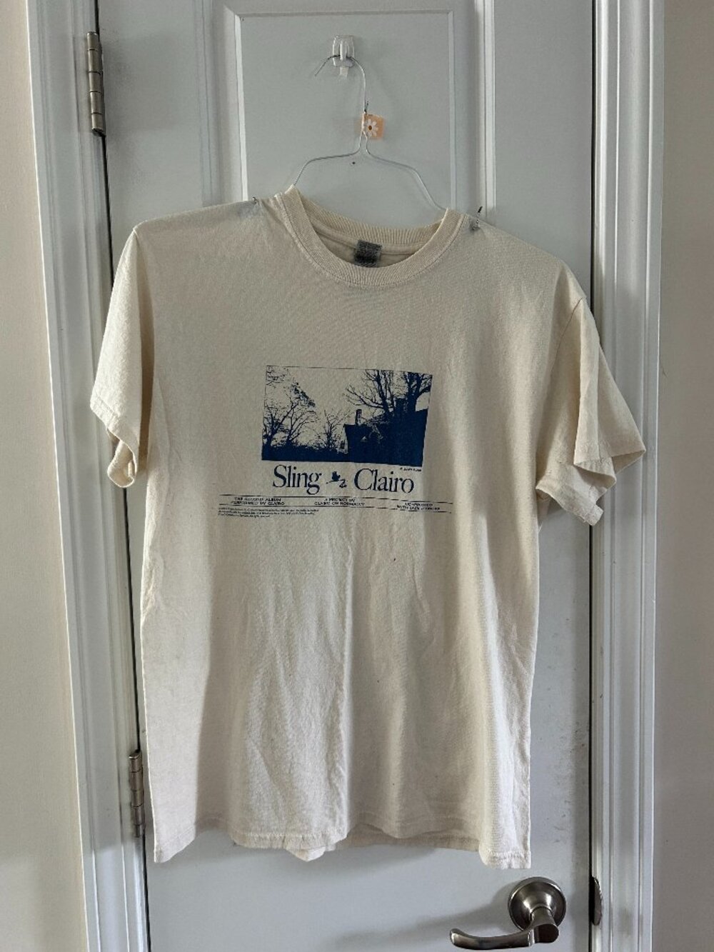 Clairo Sling Album Graphic T-Shirt Cream Gildan Unisex Size M Indie Music Merch